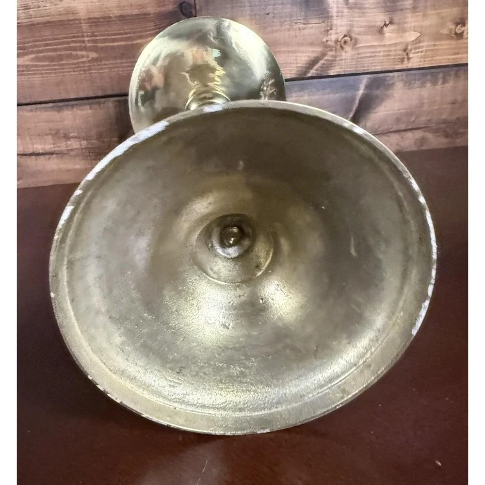 Pair Of Vintage Brass Classic Candlestick Holders, 11